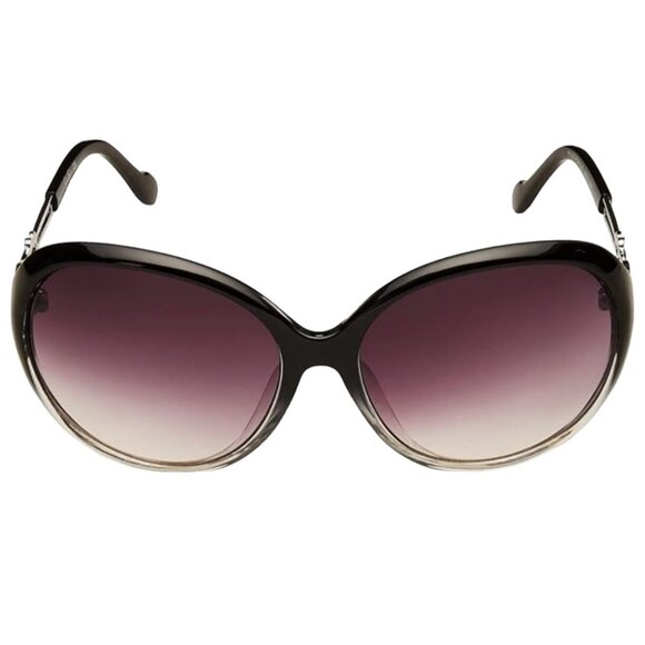 Jessica Simpson Sunglasses Black Crystal Metal Knot Temple Women\'s Oval J5835 main image 5